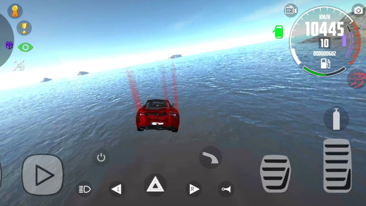 reaching the end of the map || car Simulator 2