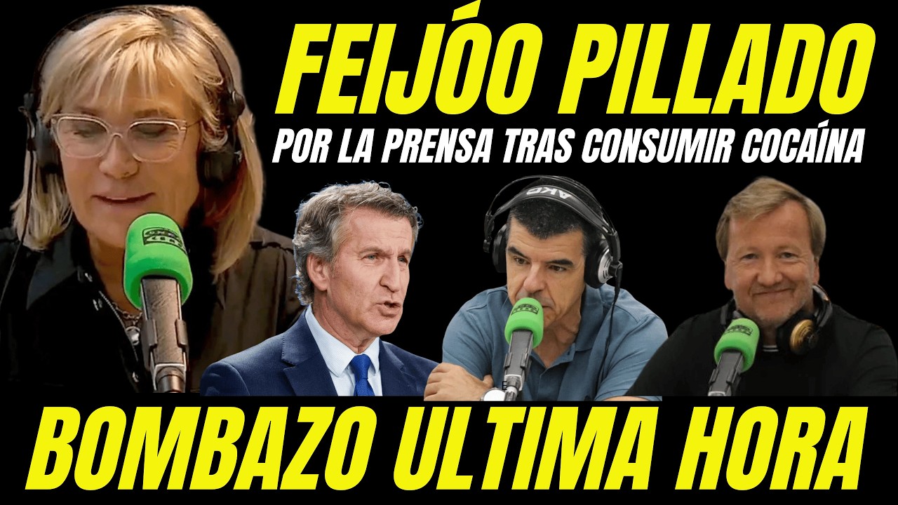 FEIJÓO PILLADO TRAS CONSUMIR COCAÍNA 