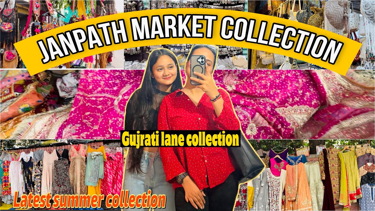 Janpath market “GUIDE” Best Shops, Gujarati Lane, Branded clothes & Junk jewellery | Latest vlog 😍