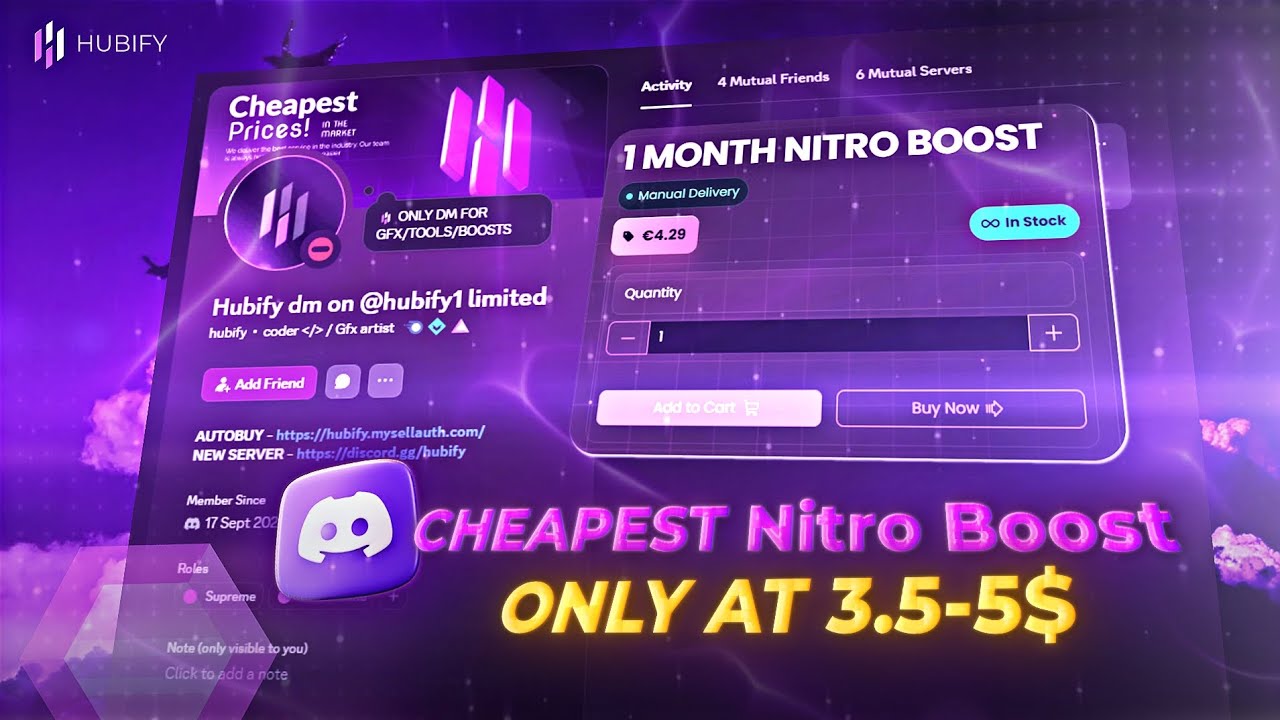 HOW TO GET CHEAP NITRO WITH BOOST ( 3.5$ to 5$ ) 