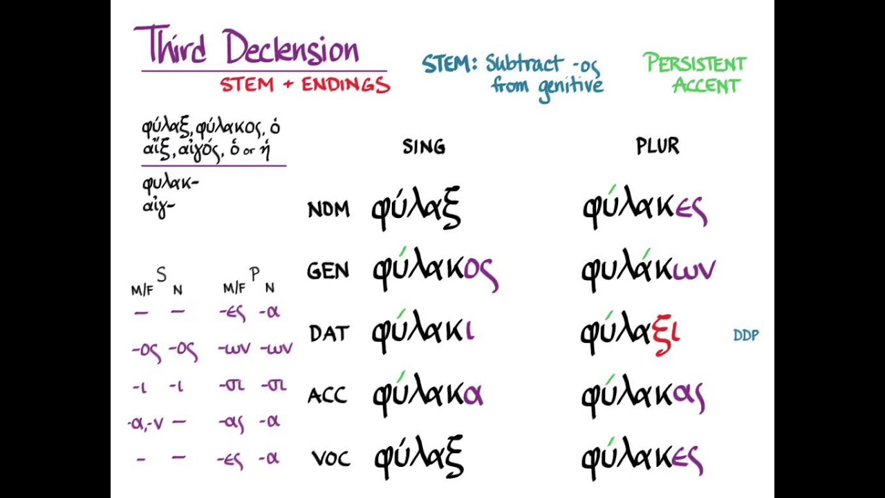 Video §48 Third Declension