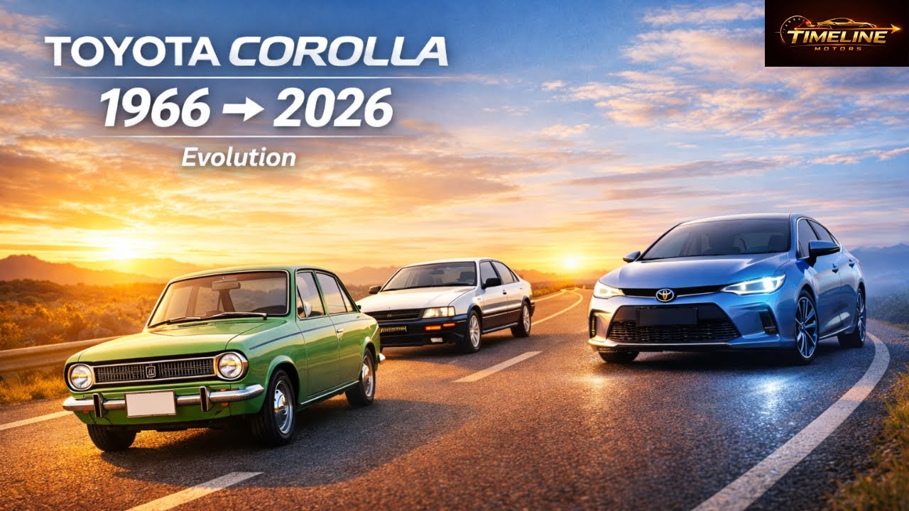 Toyota Corolla Evolution:  from 1966 to 2026 (E10 to Next-Gen)
