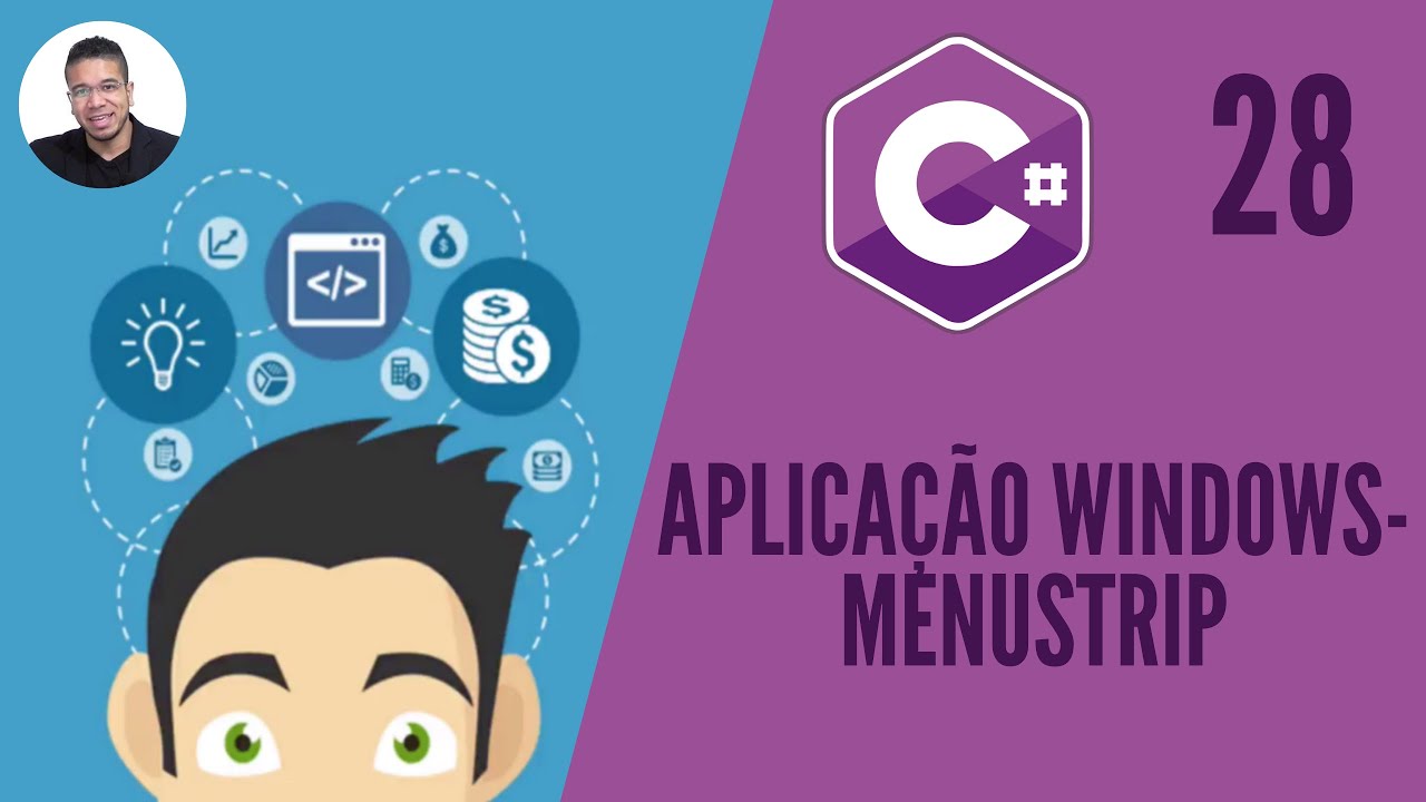 28 - (APLICAÇÃO WINDOWS - MENU STRIP) - C# - TORNE-SE UM PROGRAMADOR