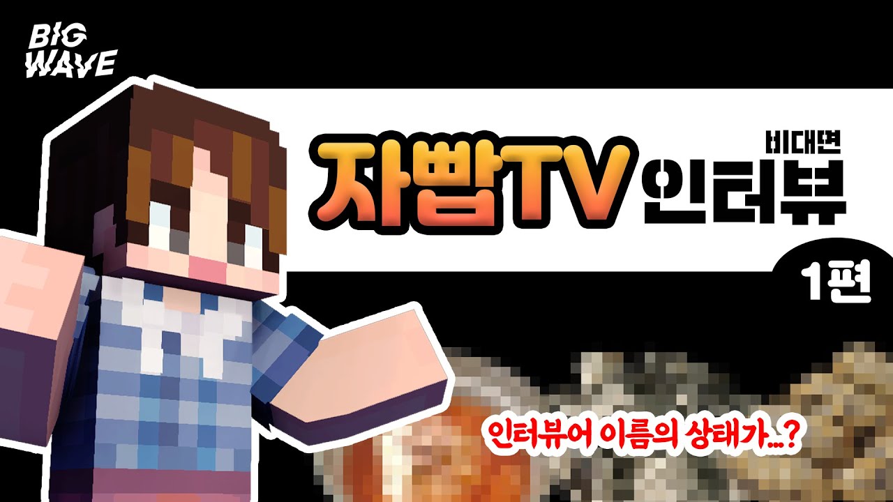 [BIGWAVE] 유튜브 자빱TV의 자빱님과 인터뷰 진행했습니다! 1편