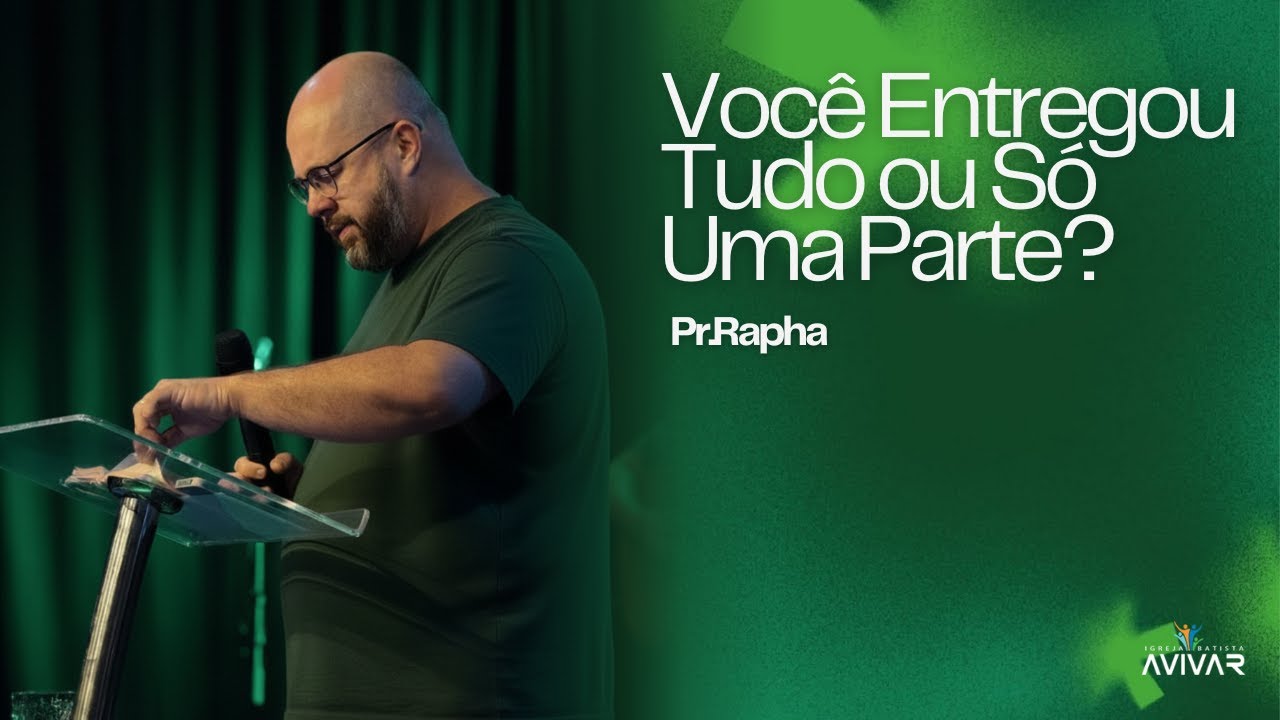 “Deus Não Restaura Metade — Ou É Tudo, Ou Não É” - Pr Rapha - Primícias 2026