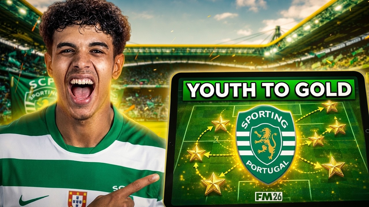 I Rebuilt Sporting Using ONLY Wonderkids | FM26 Youth To Gold Rebuild