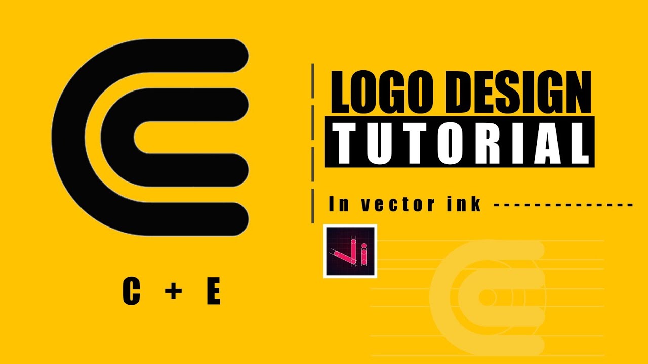 vector logo design using your mobile phone [ vector ink]