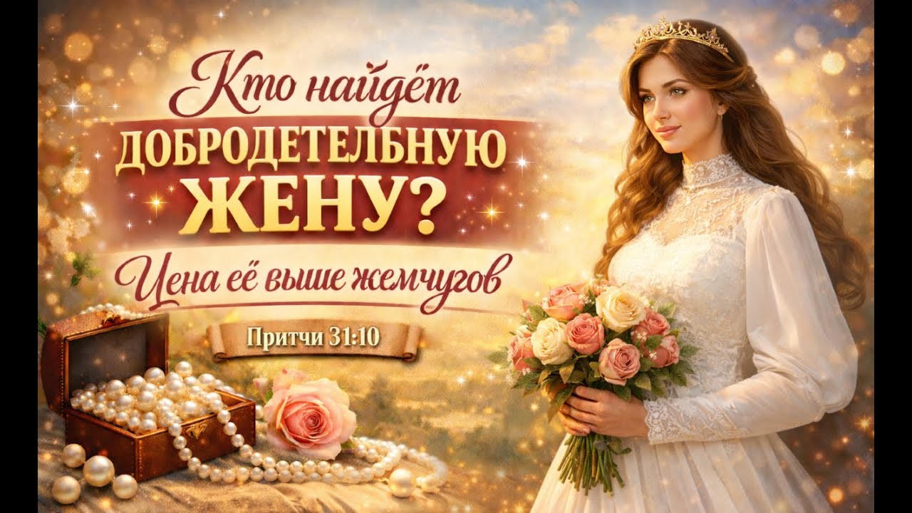 ПОИСК ДОБРОДЕТЕЛЬНОЙ ЖЕНЫ I Библейский взгляд