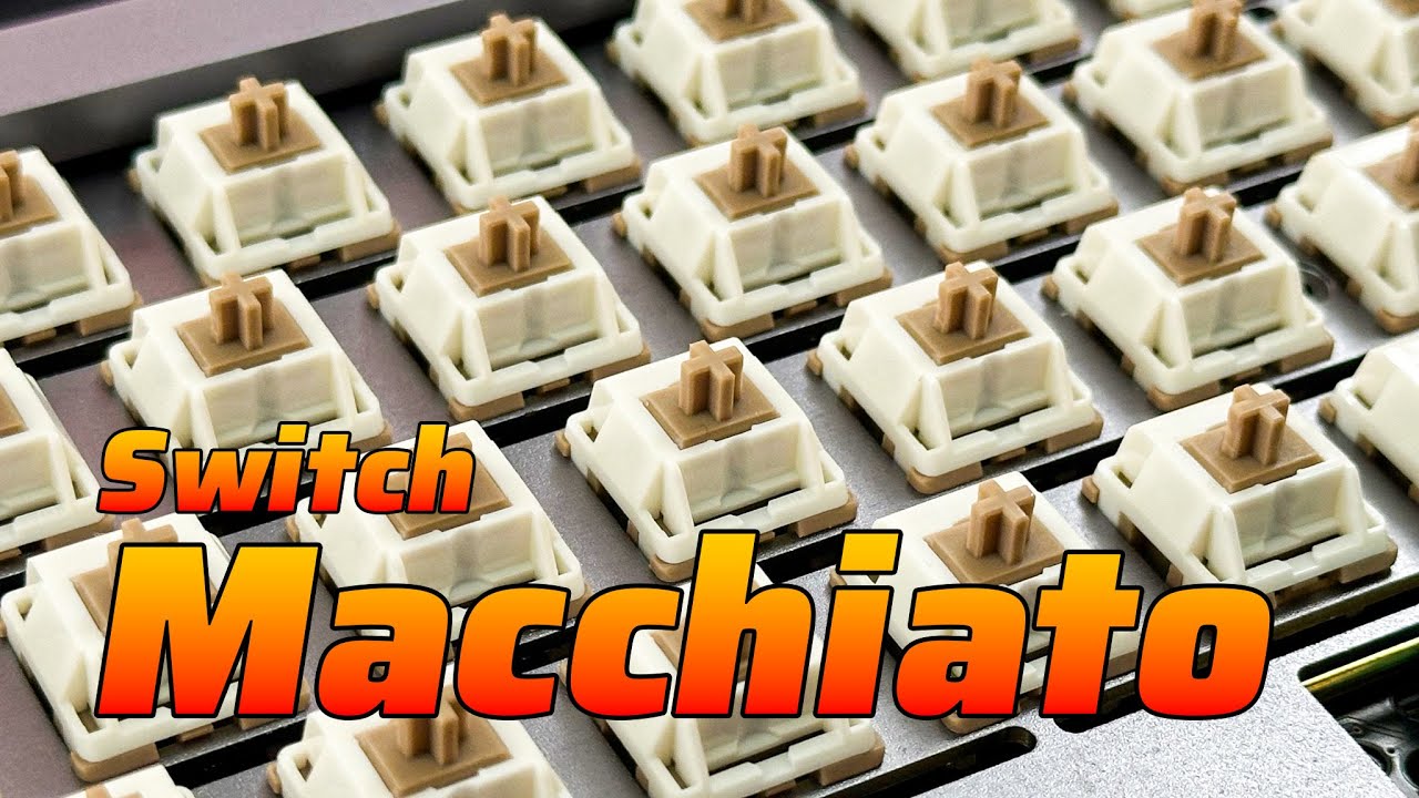 Lâu lắm mình mới lại hứng thú với 1 con switch như thế này - Macchiato Switch by HMX !