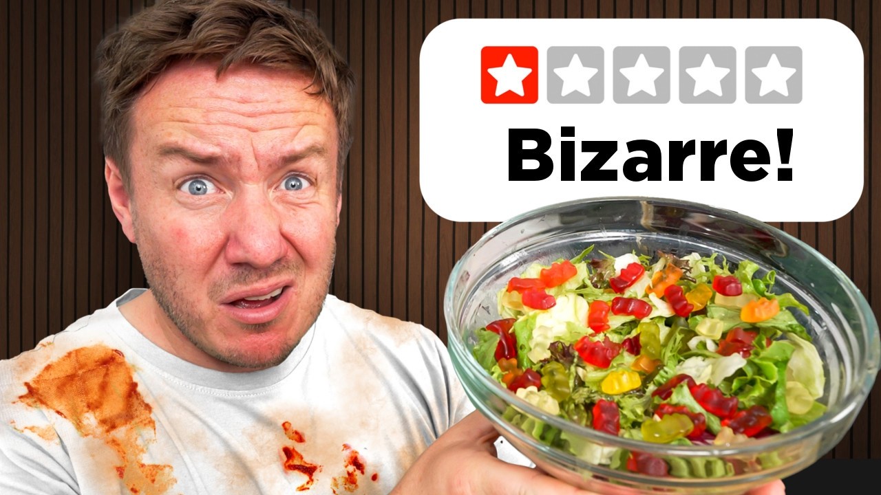Making Celebrity Recipes, but each gets WEIRDER!