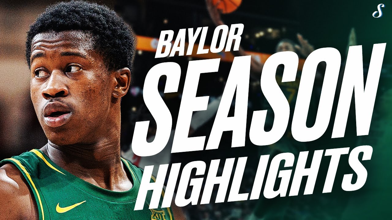 VJ Edgecombe Baylor Season Highlights | Big 12 ROY | 15 PPG &  3.2 APG #76ers