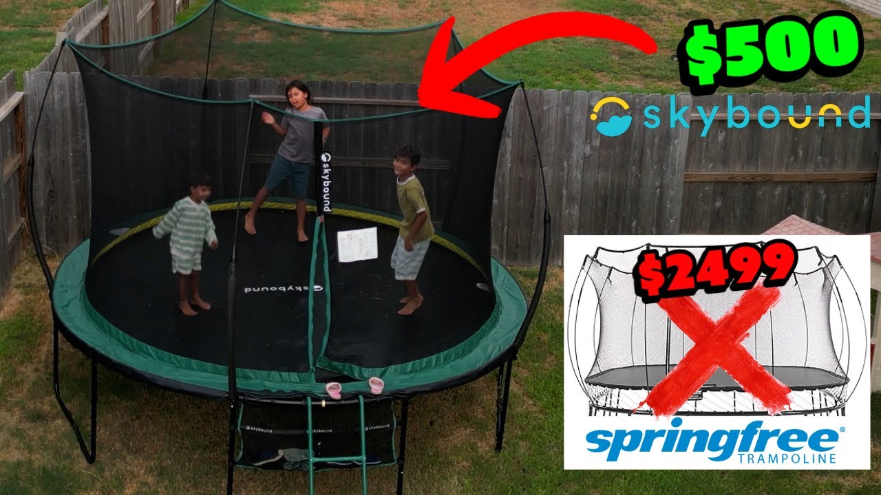 This $500 Springless Trampoline is better than the OG Springfree®? | Skybound Springfree Review 2024