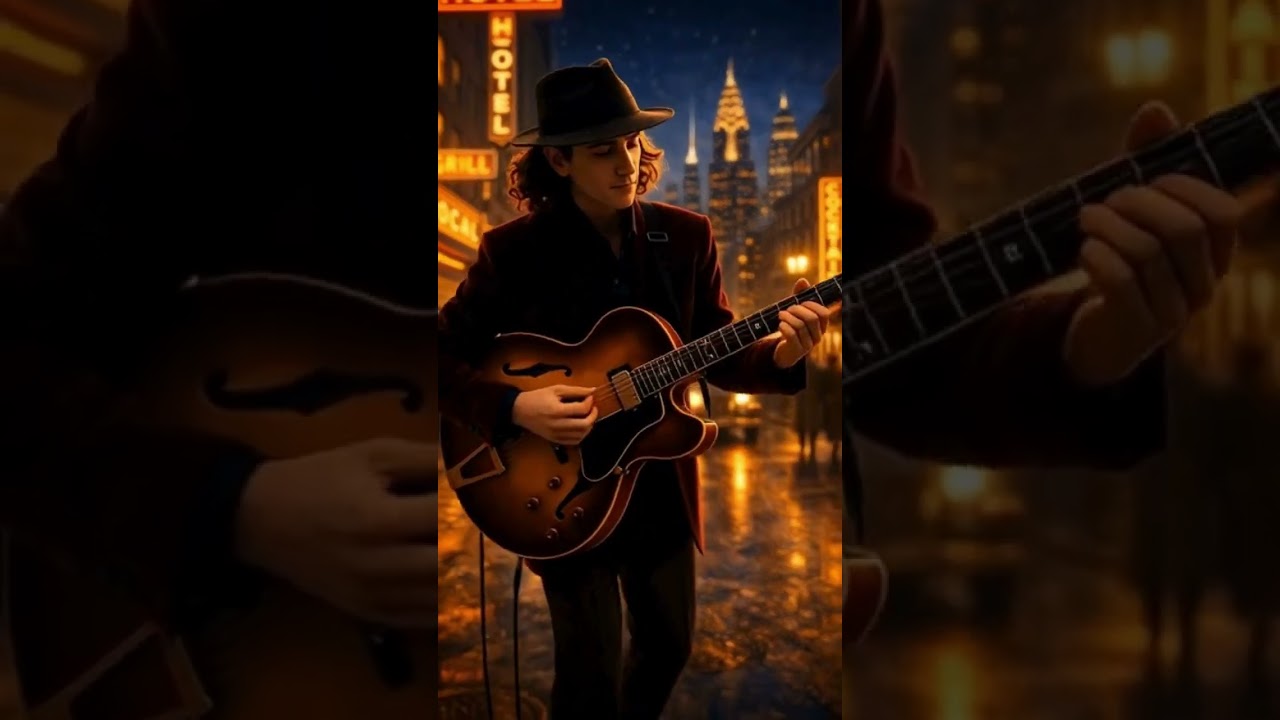 🎸Royalty-Free Cinematic Jazz Guitar Pack: Moody Urban Background Music