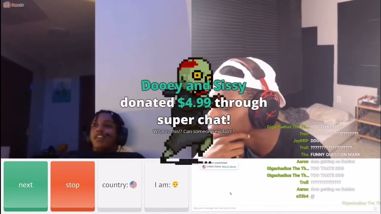 Thizzkid Omegle trolling #1