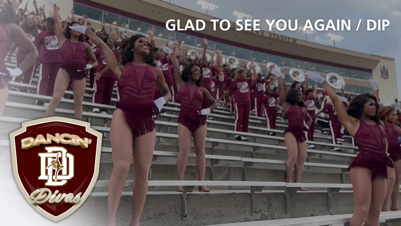 Alabama A&M Dancin' Divas 2023 | Glad To See You Again & Dip | vs. Lane College | WATCH IN 4K!!!