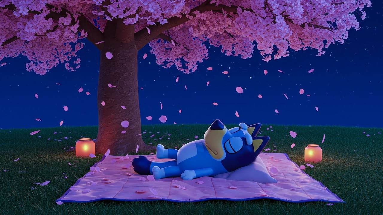 Весенние фортепианные вибрации Bluey 🌸 Расслабляющая фортепианная музыка для учебы, сосредоточени...