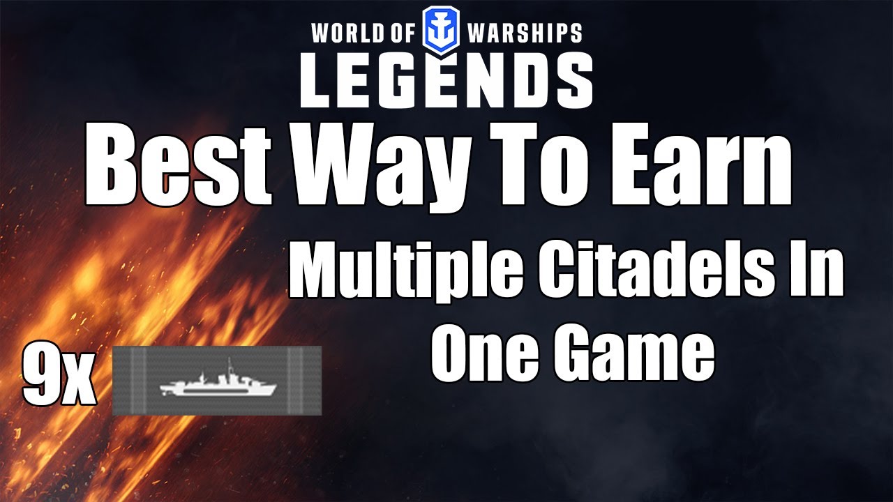Best Way To Get Multiple Citadels In One Game | World of Warships Legends | 4k | Xbox Series X
