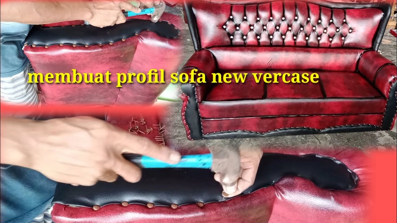 Sofa, furniture FINISHING SOFA TAMU NEW VERCASE || MEMBUAT PROFIL SOFA NEW VERCASE