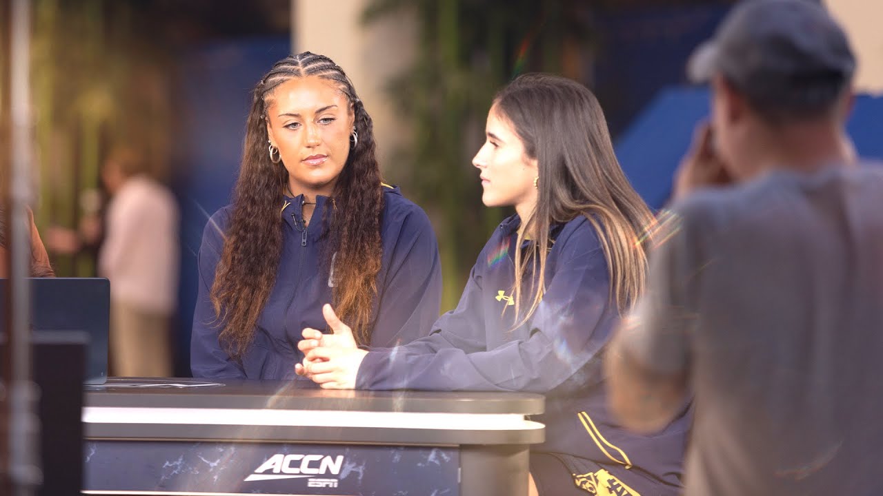 Kylee Watson & Sonia Citron | ACC Tipoff | Notre Dame Women's Basketball
