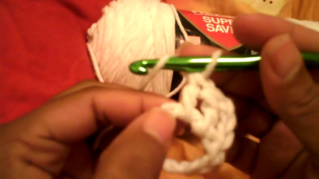 Puntos basicos (cadeneta, puntos altos y medios puntos) -Tutorial de tejido crochet