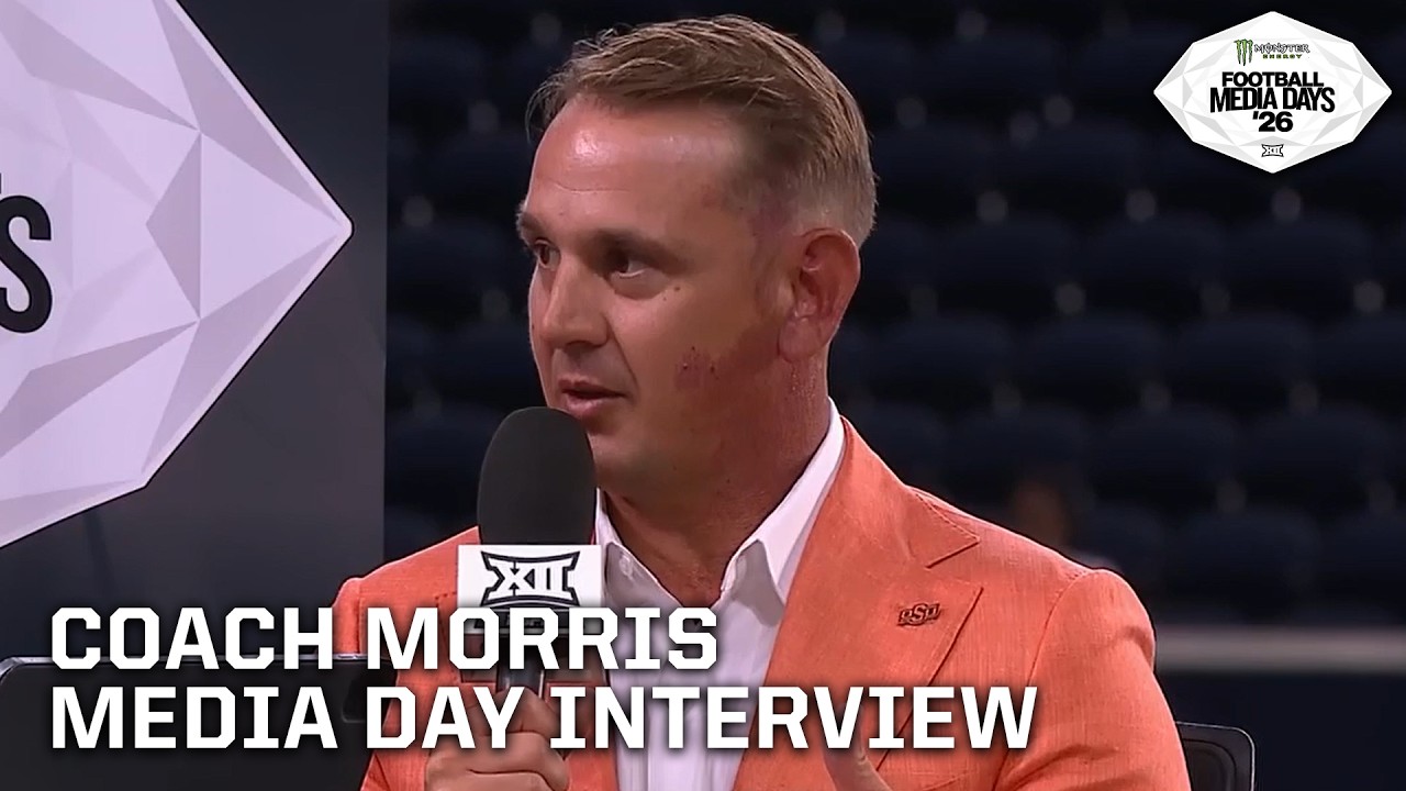 Coach Morris Interview at 2026 Monster Energy Big 12 Football Media Days