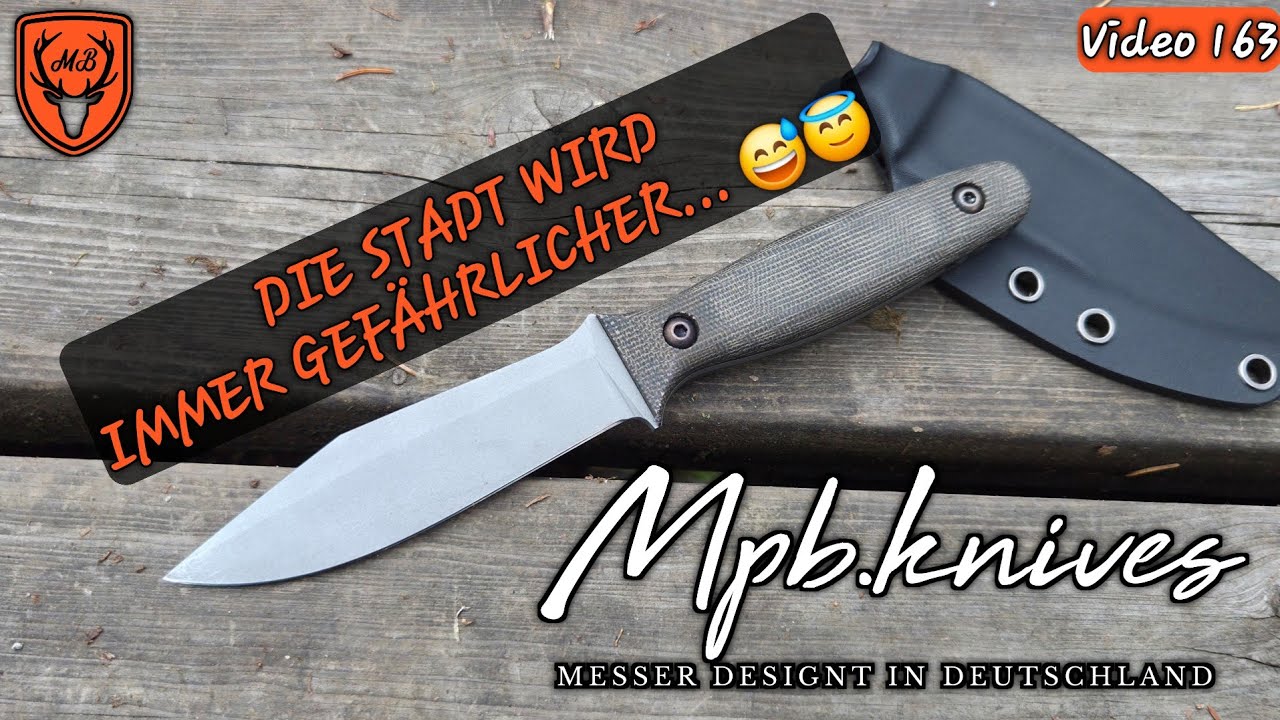 Custom Messer City Survival / Haase Knives & mpb.knives #customknives #edc #fightingknife #survival
