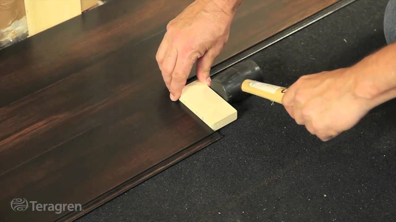 How to Install Bamboo - Teragren Drop Lock Strand Bamboo Floors.mp4