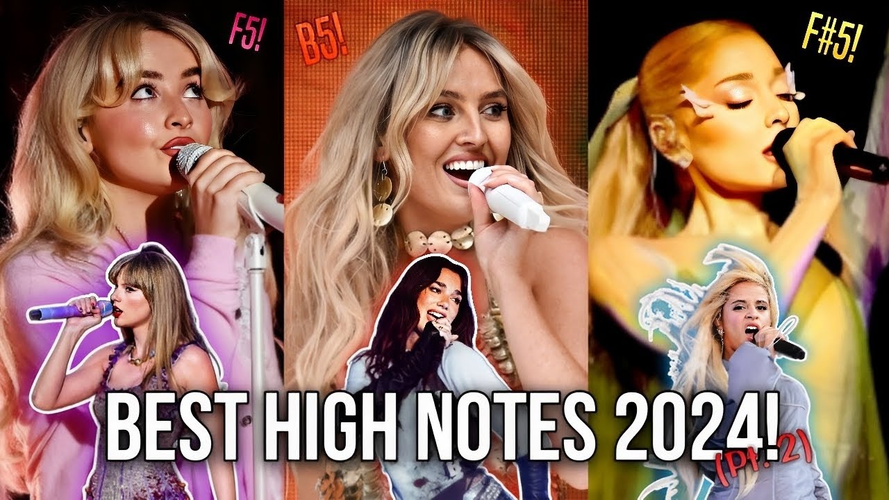 FAMOUS SINGERS | Best High Notes 2024!! (Pt. 2 | April - June)