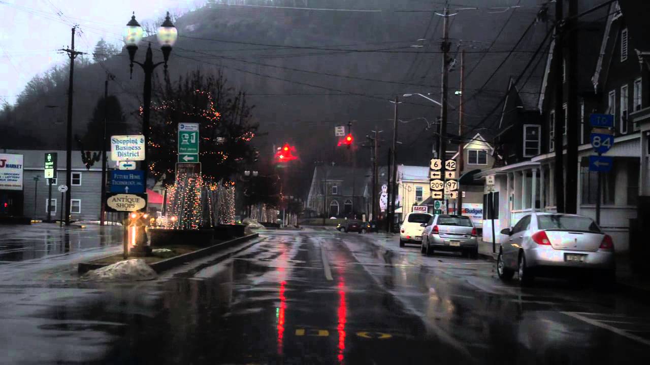 Rainy day in Port Jervis