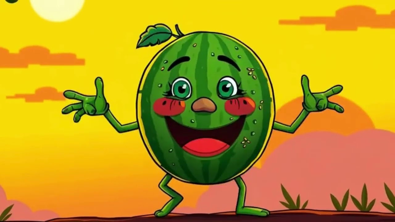 WATERMELON SONG 🍉 | NURSERY RHYMES 🍄💥🥳🍁 | KIDS SONGS 🌈🏖