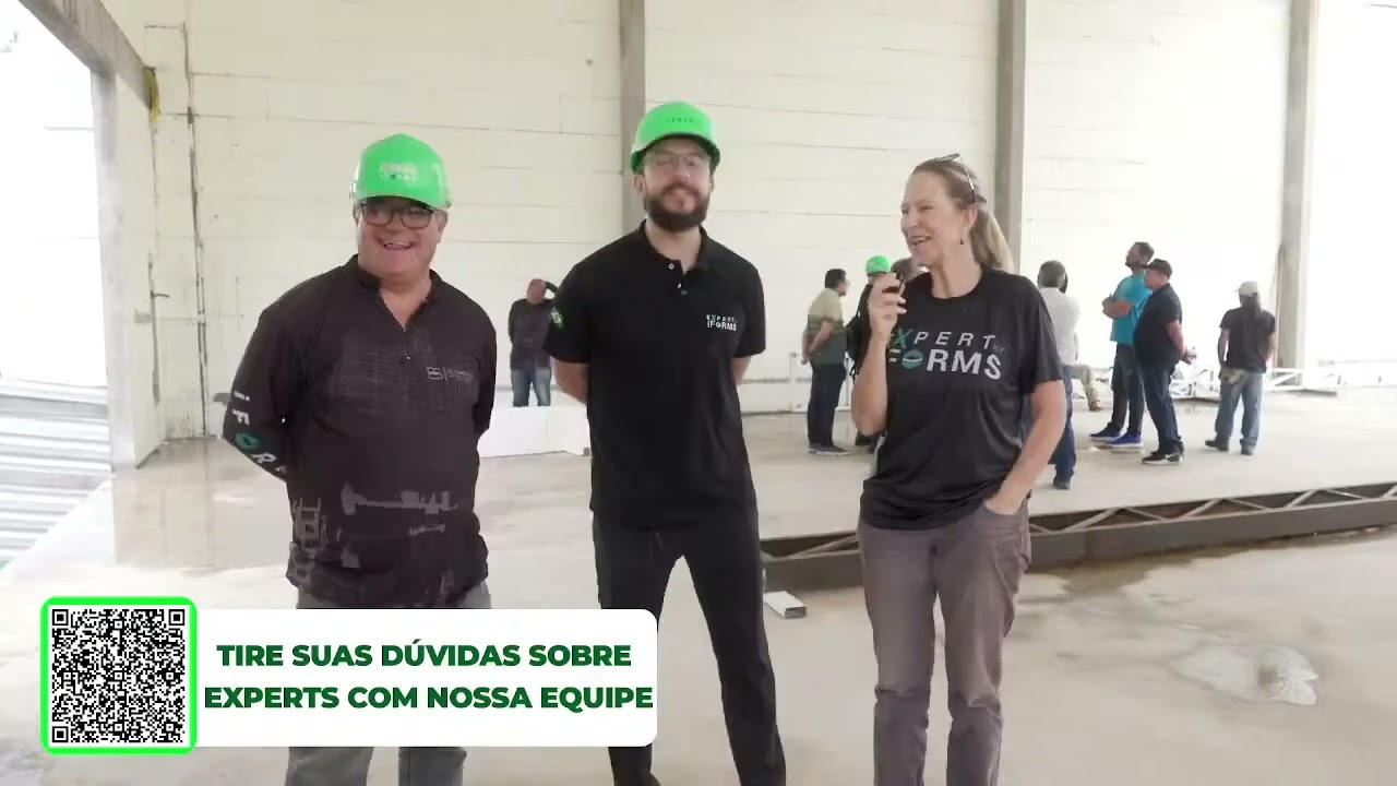 Aula direto de uma obra de formas de isopor! Hoje! às 19:37