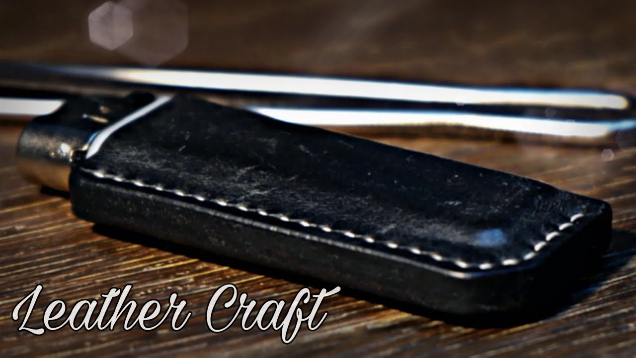 Я завернул зажигалку с кожей / Leather Craft