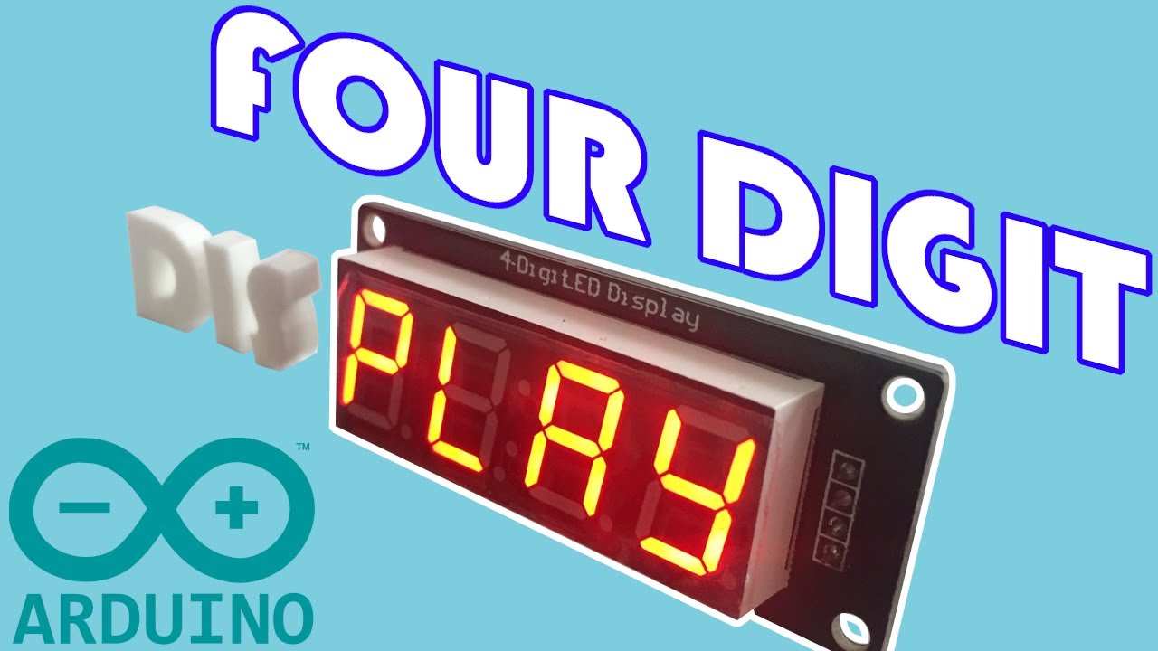 Как использовать 4-разрядный светодиодный дисплей TM1637 с Arduino