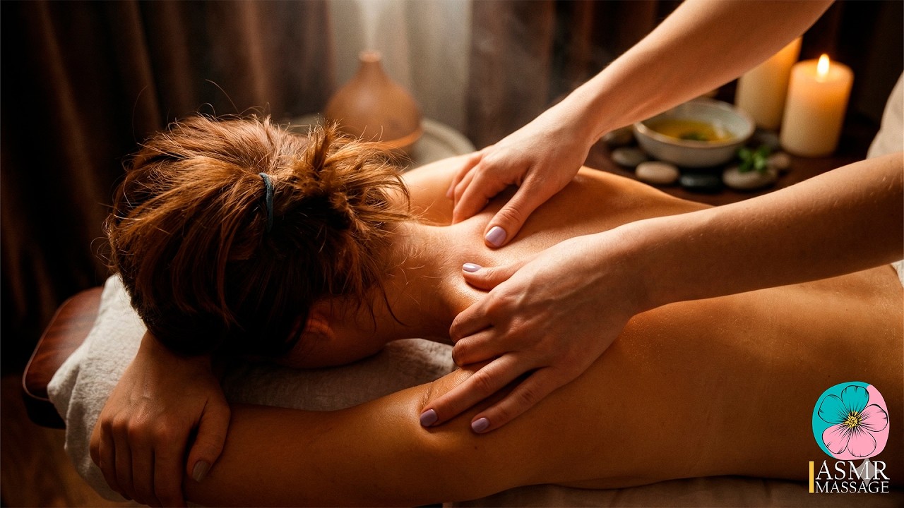 Unheard-of ASMR Sport Back Massage by Olga