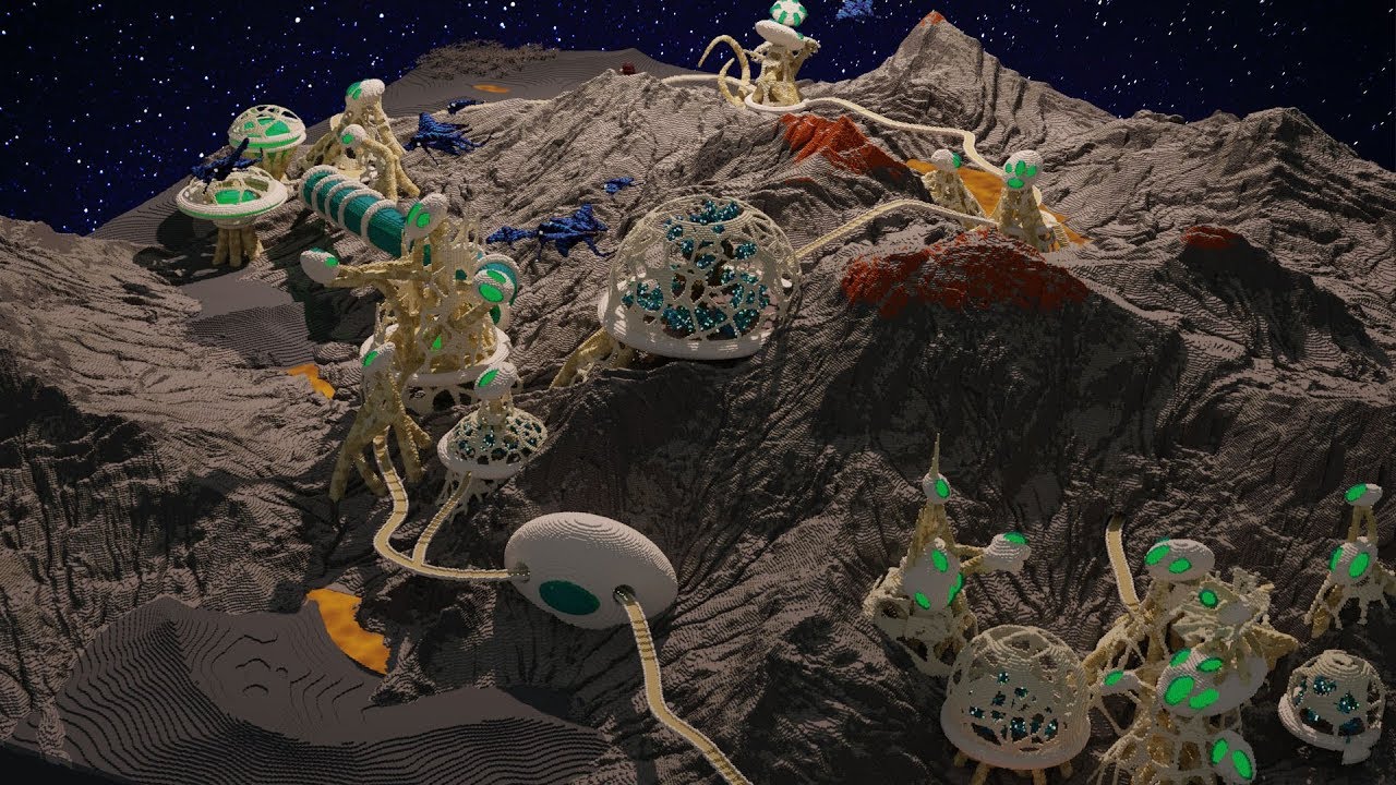 Bio City | Undiscovered Civilizations Project Contest | Minecraft Timelapse