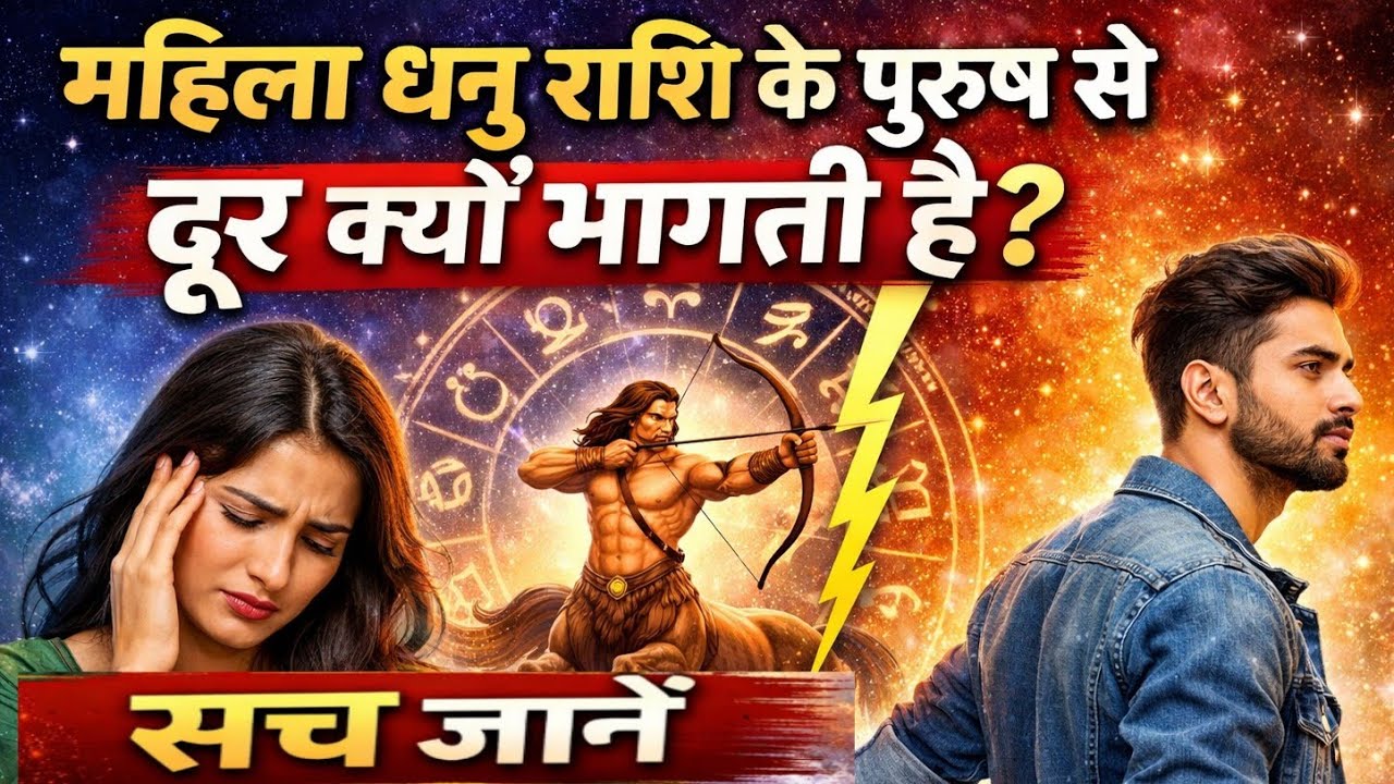 महिला धनु राशि के पुरुष से दूर क्यों भागती है।@CrazyAstroGyan 