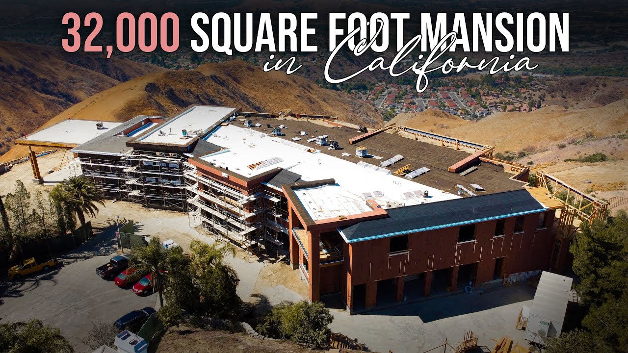 32,000 SF Mansion | Exterior Walkthrough + Drone Shots! ($30 to 40M+)