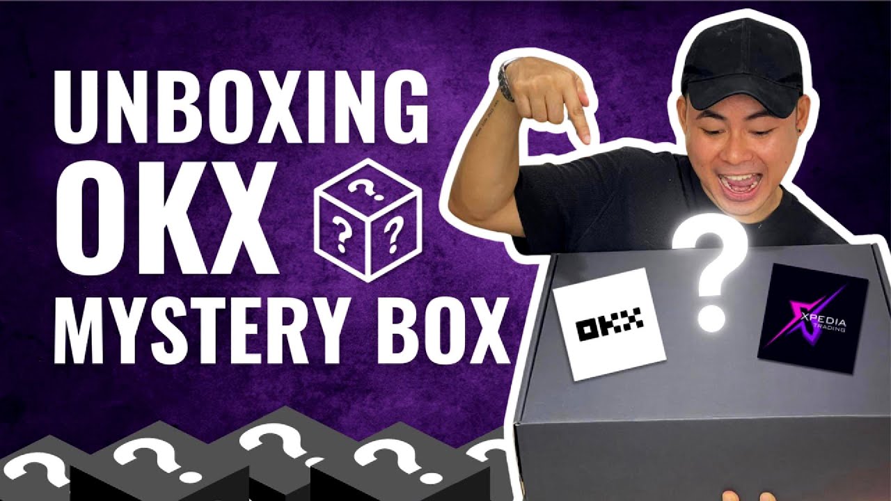 OKX Unboxing Mystery Box - OKX Merch! Let's Check this out. #OKX #merchandise #trading