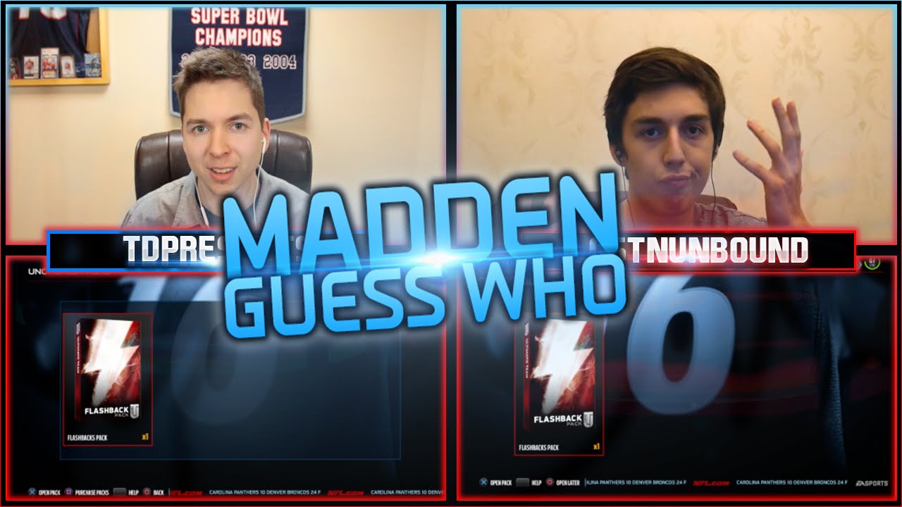 LOL! FASTEST GUESS WHO EVER! MADDEN 16 ULTIMATE TEAM W/ LOSTNUNBOUND