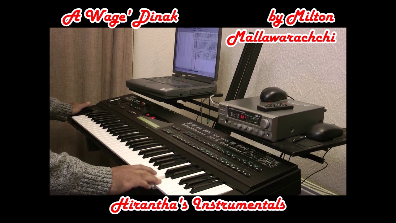 A Wage Dinak - Milton Mallawarachchi - Keyboard Instrumental