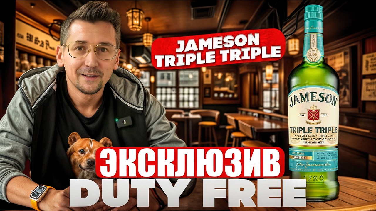 Обзор на виски Jameson Triple Triple: вкус, аромат, впечатления