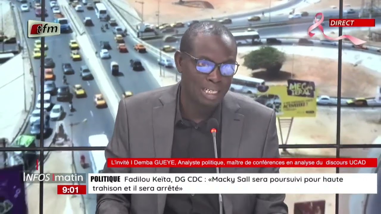 l´invite d´infos matin | Demba GUEYE, analyste politique,maître de conférence en analyse du discours