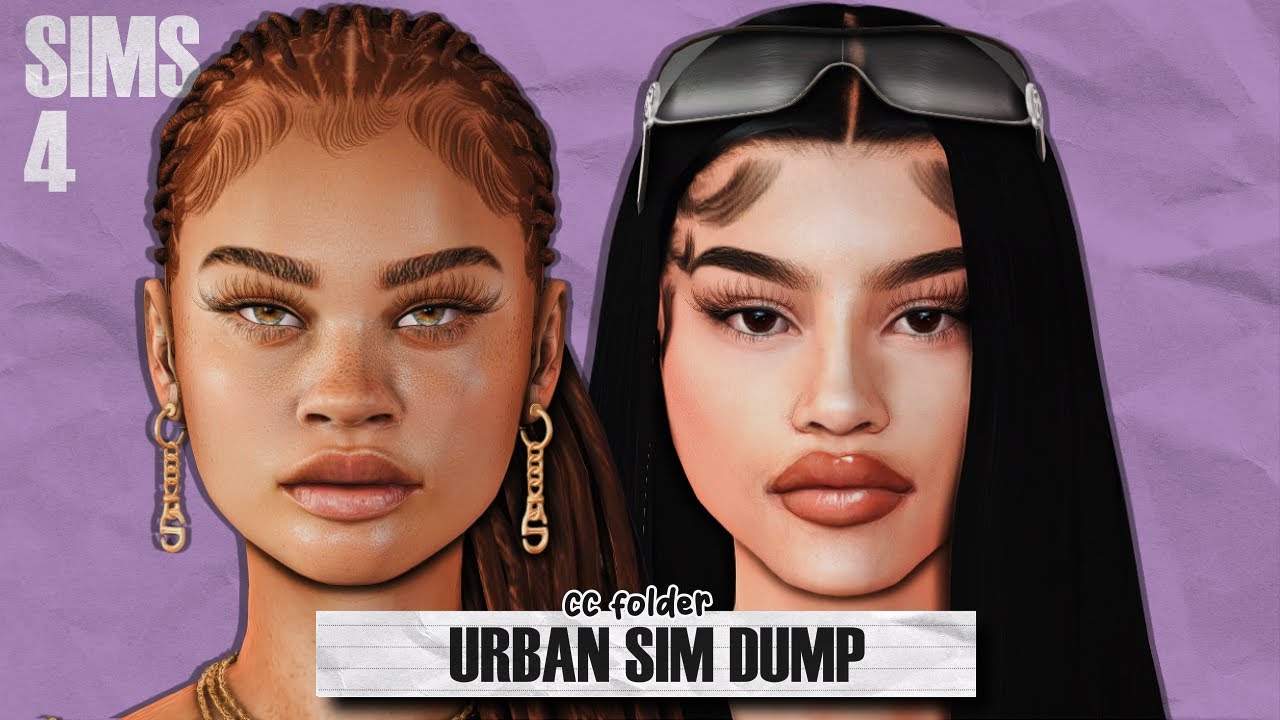 MY FAVORITE CC FOLDER OF 2025! & Sims Download | Urban Sim Dump 322