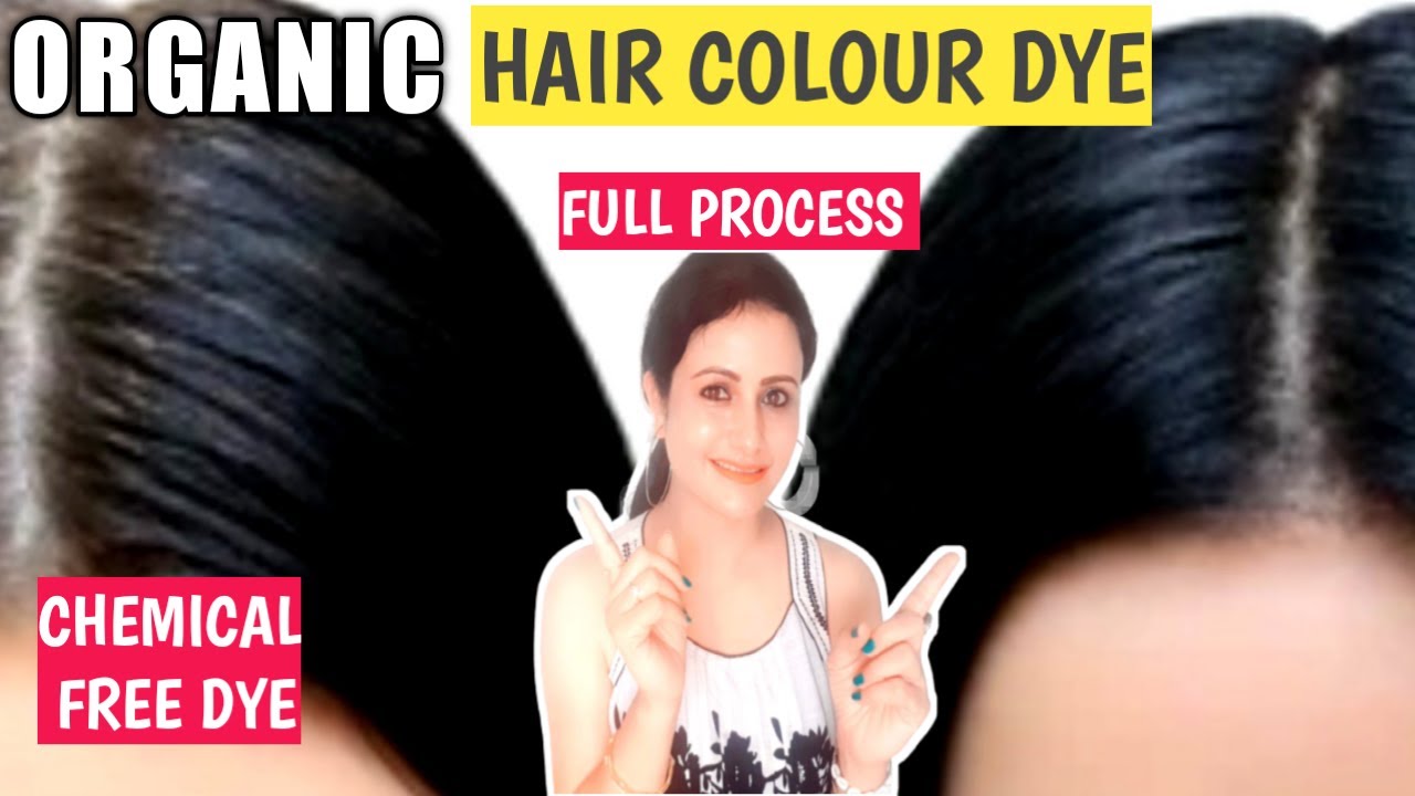 Best Organic Hair Colour Dye/White Hair To Black Hair Naturally/Best Hair Colour/Full Process
