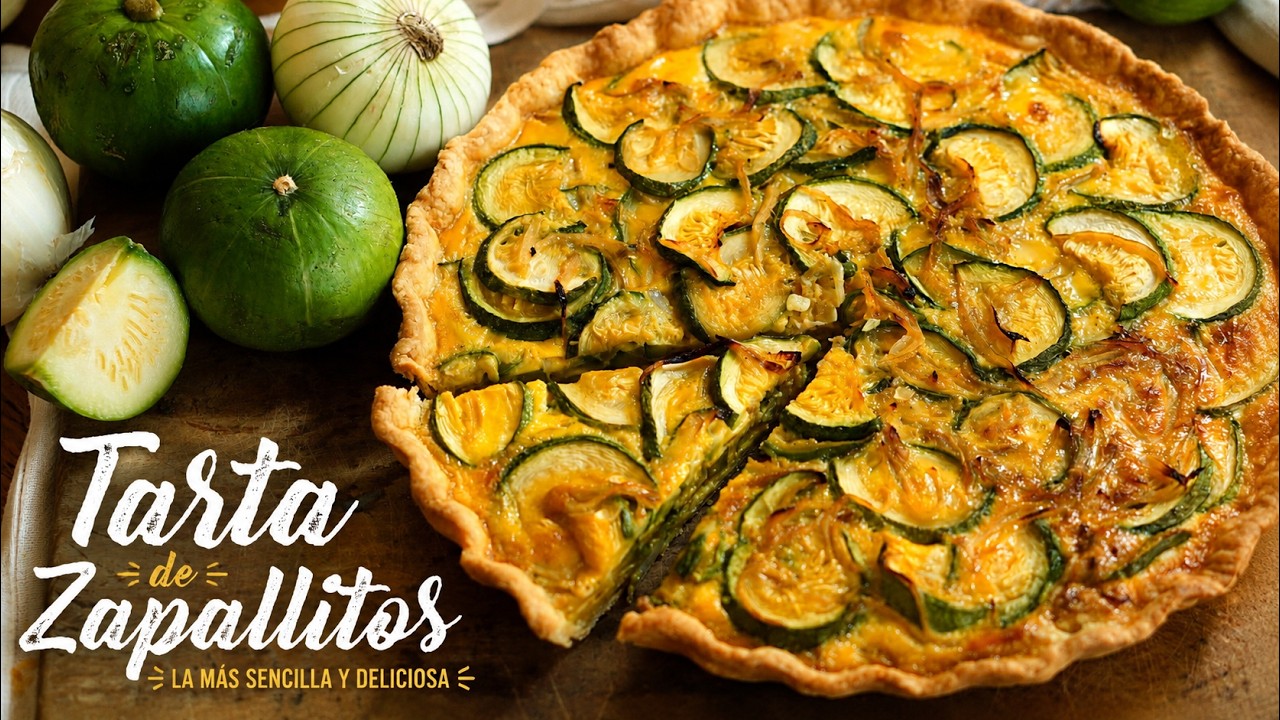 Tarta de Zapallitos Casera con Masa Crocante