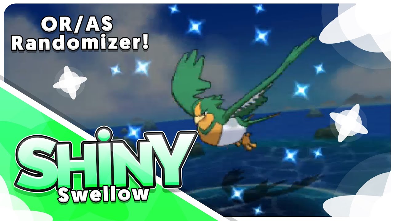[Live] ORAS Randomizer Shiny Swellow at a 60 fish chain!