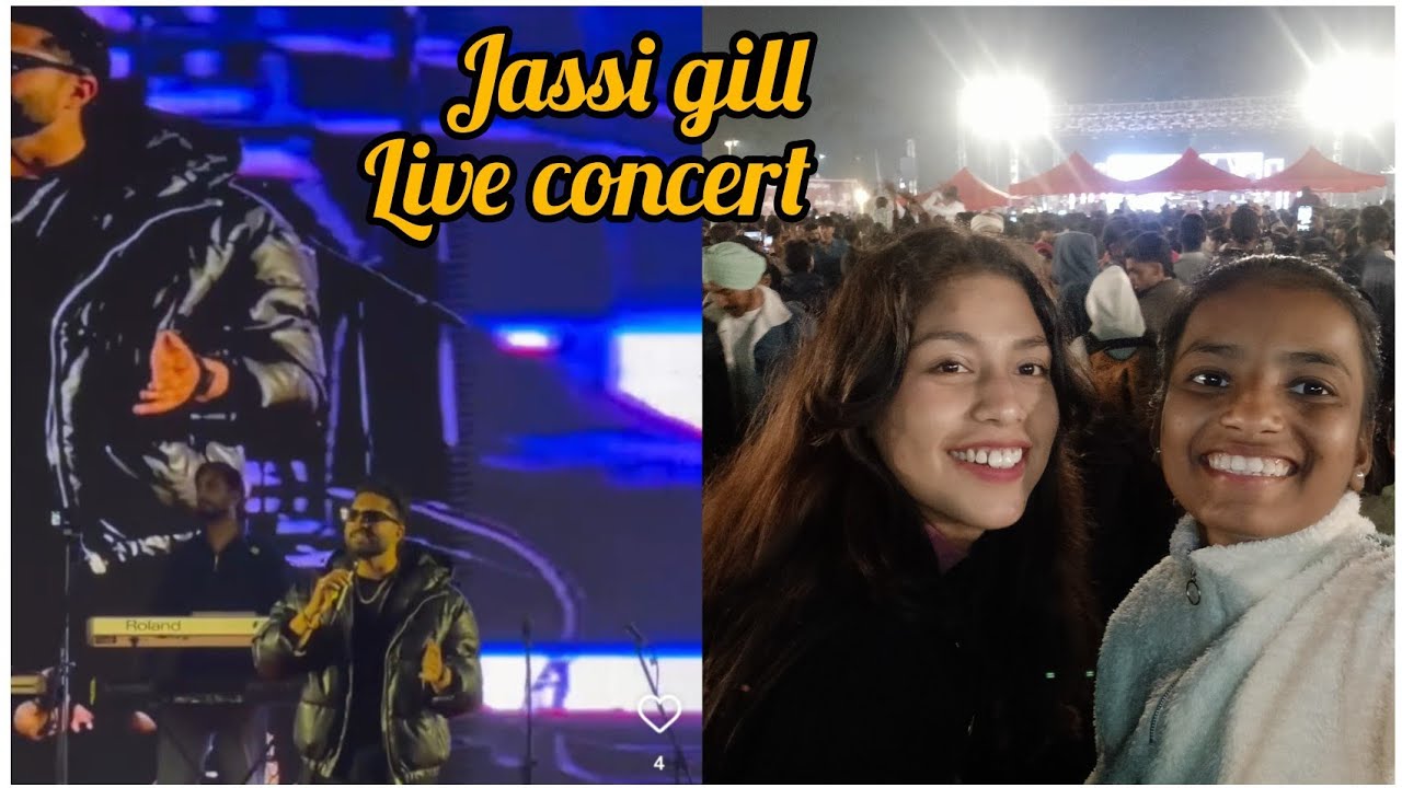 Jassie gill and Babbal Rai live concert 😊😍 | gandhi park Rudrapur |  MUSKAN ROGA VLOGS |