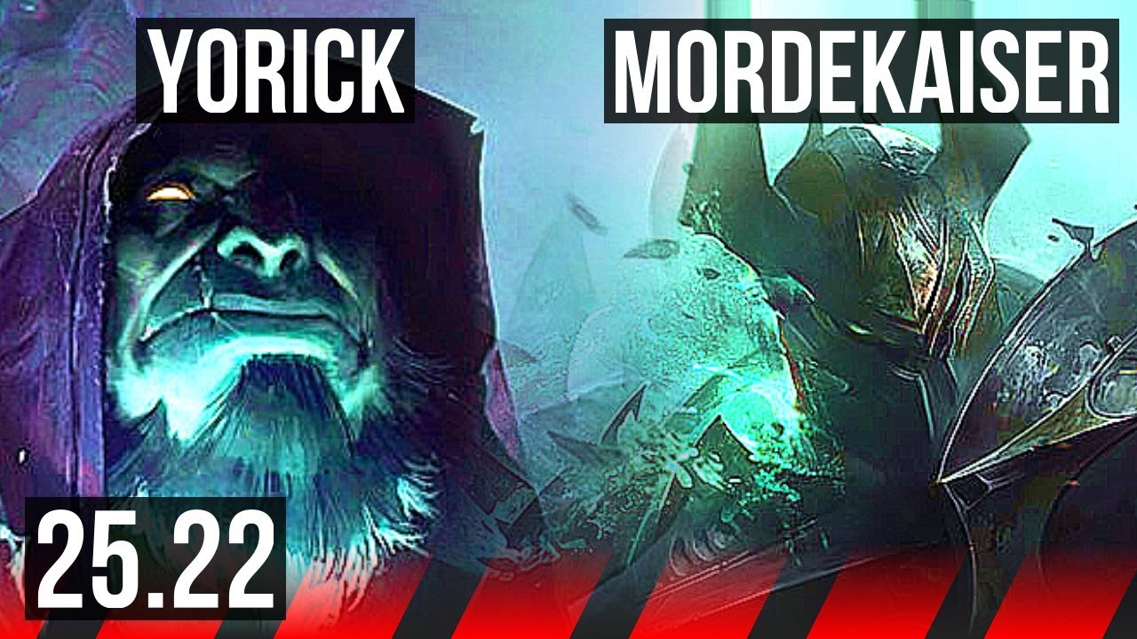 YORICK vs MORDEKAISER (TOP) | EUW Master | 25.22