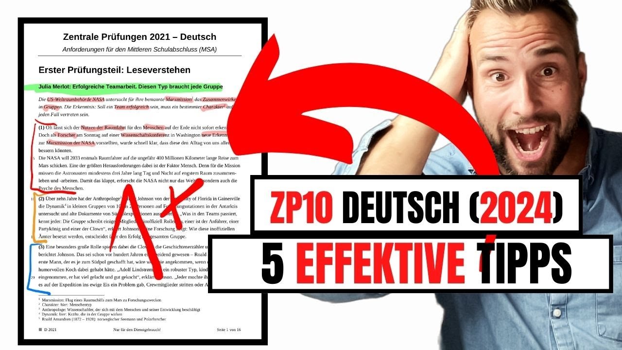 ZP10 Deutsch 2026: 5 effektive Tipps, um deine ZP10 Prüfung mit Leichtigkeit zu meistern