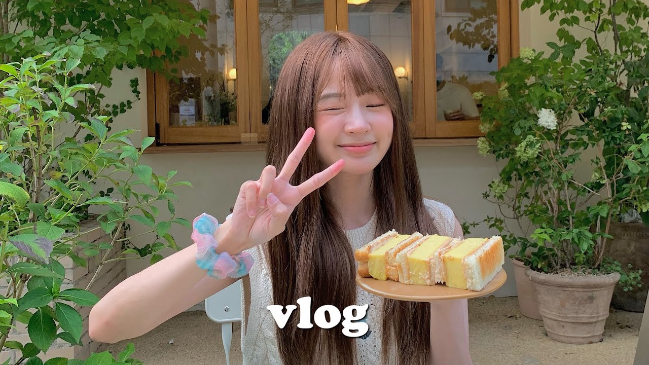 vlog🥪100년만에 핵꾸미고 남편과 데이트!ㅣ석촌호수ㅣ테라스카페ㅣ새식구ㅣ역대급다꾸ㅣ채끝 짜파구리